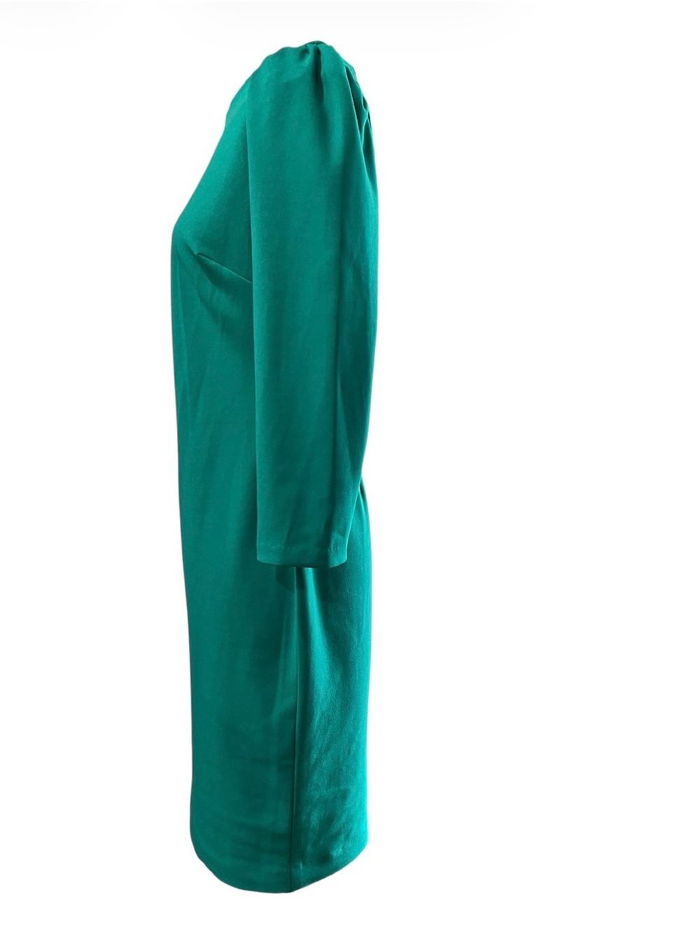 Calvin Klein Teal Sheath Dress with Three-Quarter Sleeves Size 6 Office Career - Picture 6 of 13